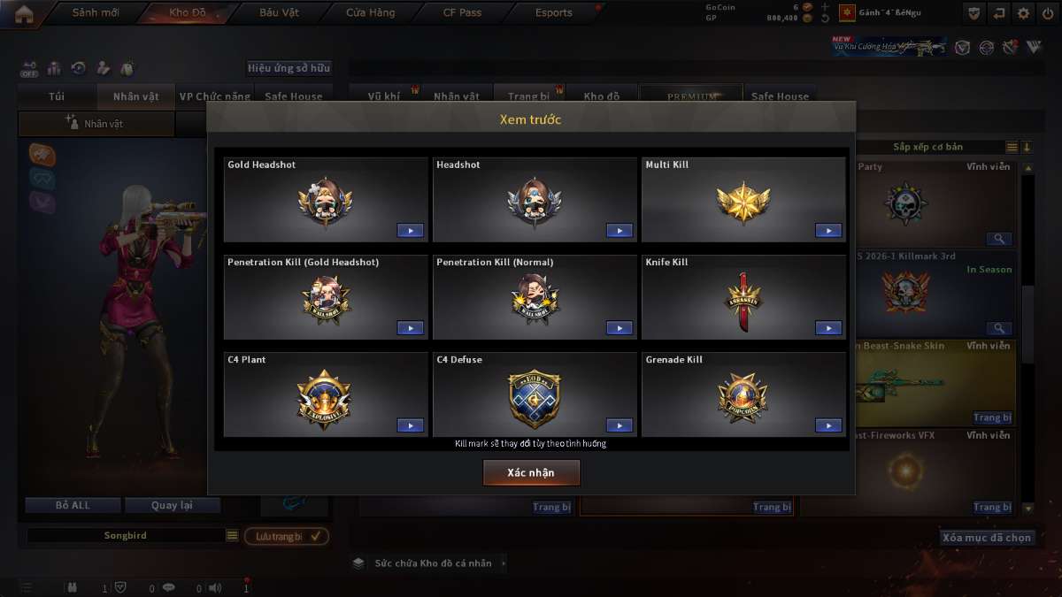 shop acc cf uy tin gia re